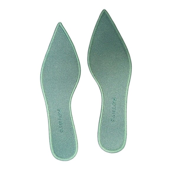 Rothy's The Point II Flats‎ Sour Apple Green Teal Women's 9 - Picture 9 of 12